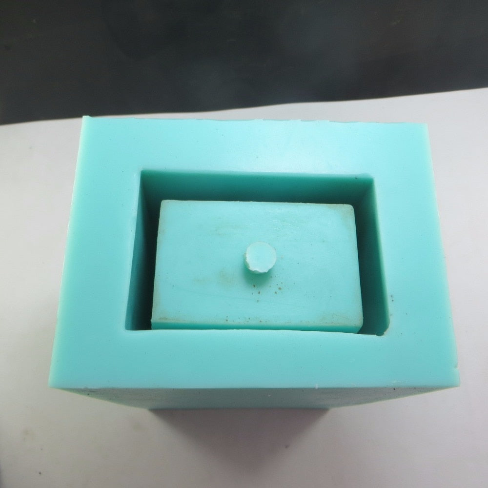 SN0015 Silicone Cement Lamp Concrete Mold Lampshade DIY Irregular Geometry Mould PRZY Eco-friendly FDA,EEC,LFGB,CIQ,CE / EU,SGS