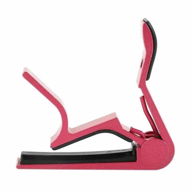 Metal Guitar Capo Accessories Universal Parts Aluminium Alloy Acoustic Classic Adjust Capo Quick Change Clamp Key for Guitar