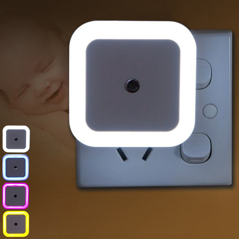 Mini LED Night Light Wireless Sensor Lighting EU US Plug Night Lights For Children Kids Living Room Bedroom Corridor Lamp