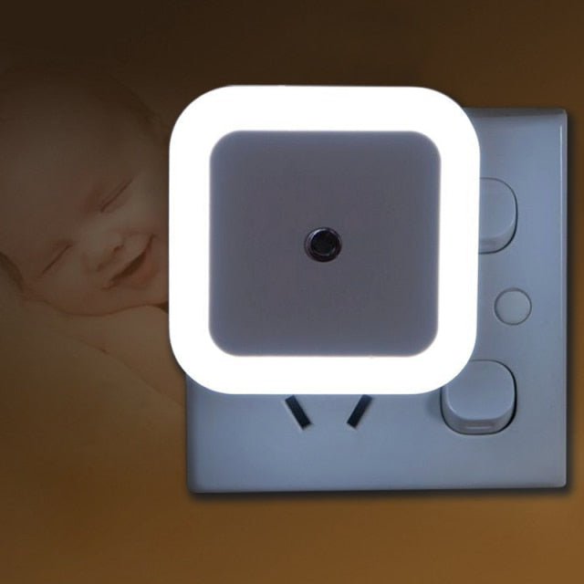 Mini LED Night Light Wireless Sensor Lighting EU US Plug Night Lights For Children Kids Living Room Bedroom Corridor Lamp