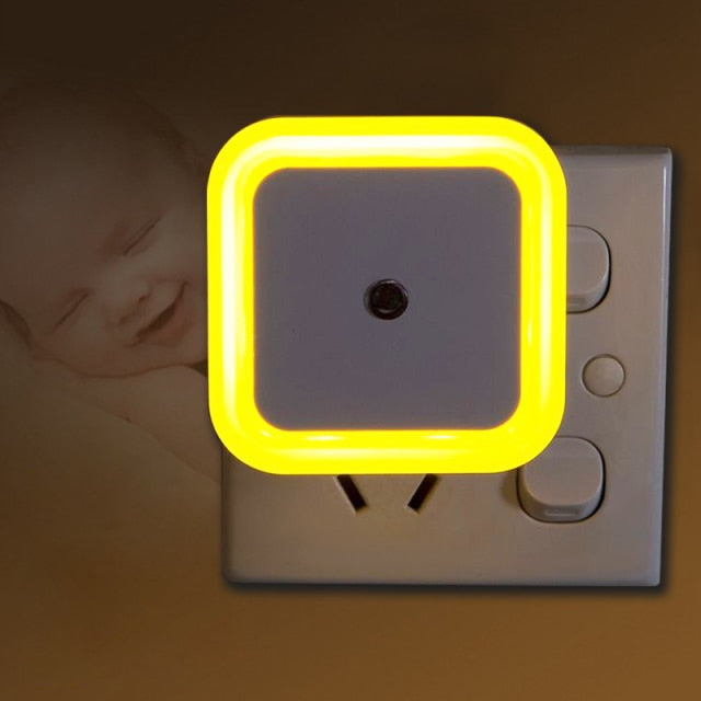 Mini LED Night Light Wireless Sensor Lighting EU US Plug Night Lights For Children Kids Living Room Bedroom Corridor Lamp