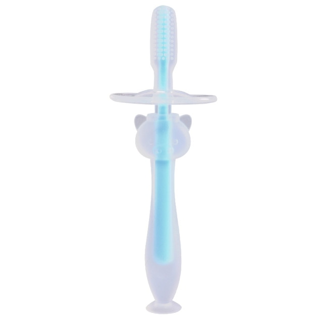 Baby Finger Toothbrush Silicon Toothbrush+Box Children Teeth Clear Soft Silicone Infant Tooth Brush Rubber Cleaning