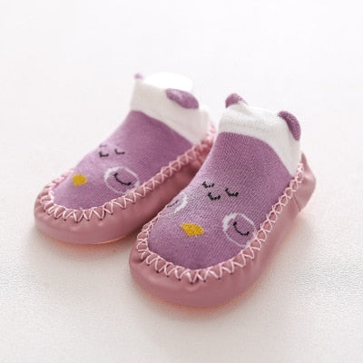 2022 Fashion Baby Socks With Rubber Soles Infant Sock Newborn Autumn Winter Children Floor Socks Shoes Anti Slip Soft Sole Sock