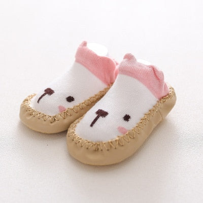 2022 Fashion Baby Socks With Rubber Soles Infant Sock Newborn Autumn Winter Children Floor Socks Shoes Anti Slip Soft Sole Sock