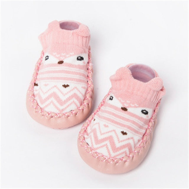 2022 Fashion Baby Socks With Rubber Soles Infant Sock Newborn Autumn Winter Children Floor Socks Shoes Anti Slip Soft Sole Sock