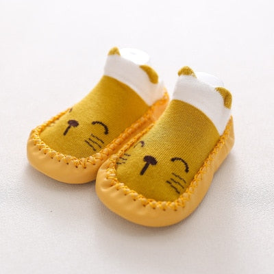 2022 Fashion Baby Socks With Rubber Soles Infant Sock Newborn Autumn Winter Children Floor Socks Shoes Anti Slip Soft Sole Sock