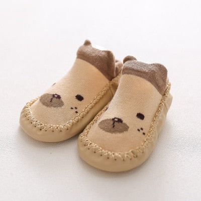 2022 Fashion Baby Socks With Rubber Soles Infant Sock Newborn Autumn Winter Children Floor Socks Shoes Anti Slip Soft Sole Sock