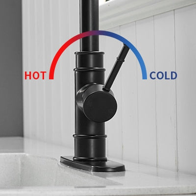 Pull Out Black Sensor Kitchen Faucets Stainless Steel Smart Induction Mixed Tap Touch Control Sink Tap Torneira De Cozinha 1116