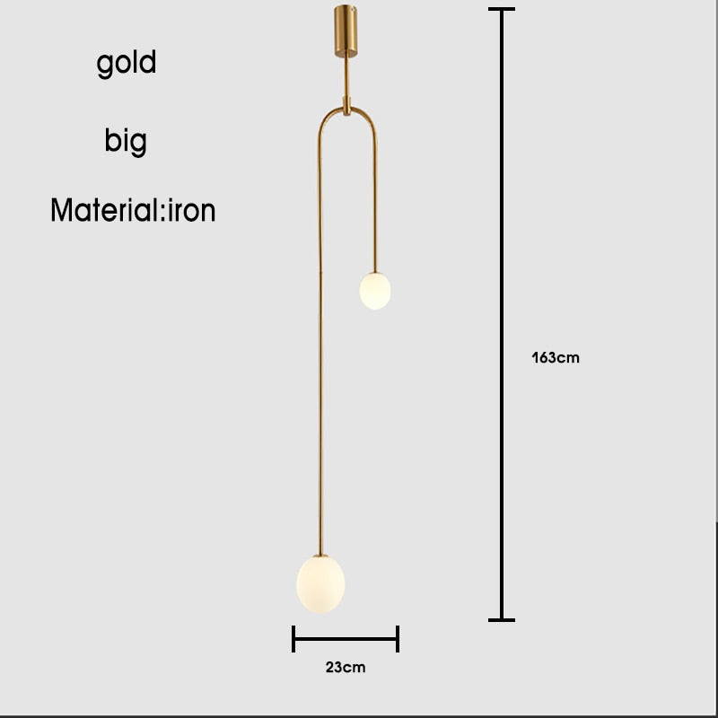 Modern Glass Ball Pendant Lighting For Bedroom/Hotel Nordic Gold Pendant Lamp /Hanging Lights Art Deco Pendant Lamp Home Indoor