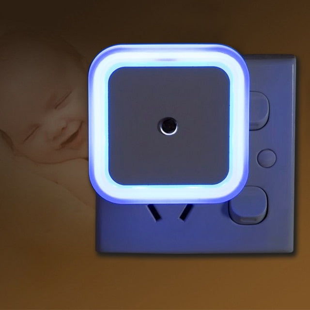 Mini LED Night Light Wireless Sensor Lighting  EU US Plug Night Lights For Children Kids Living Room Bedroom Corridor Lamp